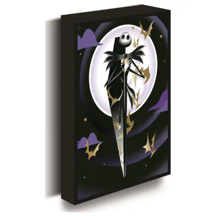 The Nightmare Before Christmas Jack Tablou pe pânză iluminat 40x30 cm poza produsului