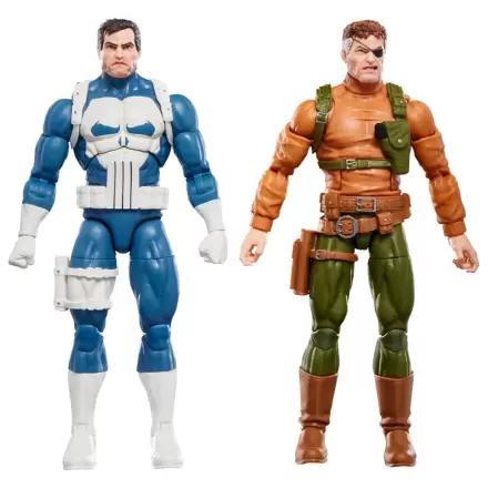 The Punisher Marvel Legends Gamerverse figurina de actiune pachet de 2 figurine Punisher si Nick Fury 15 cm poza produsului