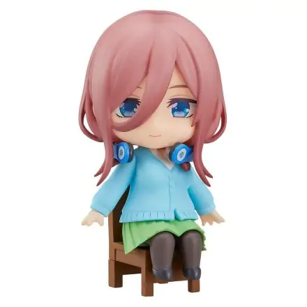 The Quintessential Quintuplets Movie Nendoroid Swacchao! Figurină Miku Nakano 9 cm poza produsului