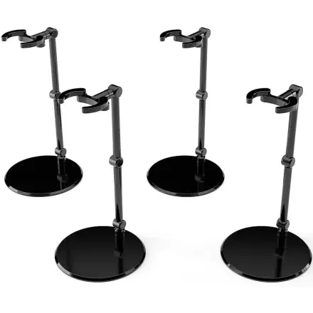 The Simple Stand Mini Nendoroid More pentru mini figurine si modele, mini negru, pachet de 4 bucati poza produsului