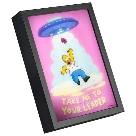 The Simpsons Poster LED înrămat 20 x 28 cm poza produsului