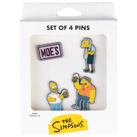 The Simpsons insigne Set de 4 Moe's Tavern poza produsului