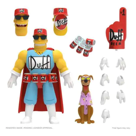 The Simpsons Ultimates Figurina de Acțiune Duffman 18 cm termékfotója