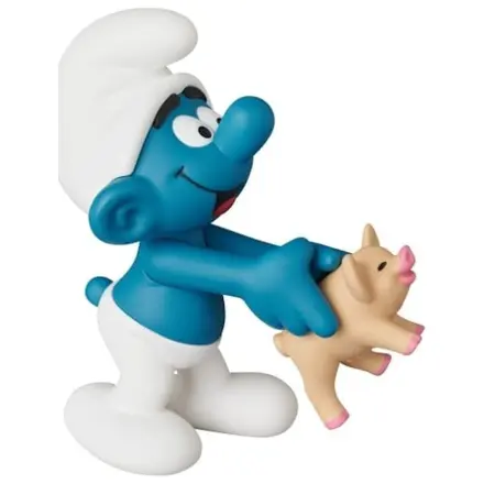 The Smurfs UDF Mini Figurina Smurf cu Pig 8 cm poza produsului