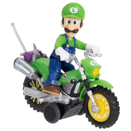 Super Mario figurină și motocicletă jucărie - Luigi poza produsului
