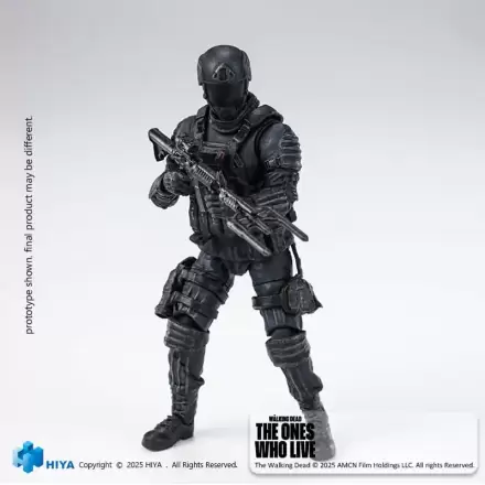 The Walking Dead: The Ones Who Lived Exquisite Mini Figurina de Acțiune 1/18 CRM Soldier 10 cm poza produsului