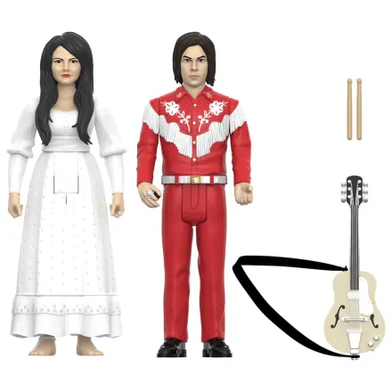 The White Stripes ReAction figurine de acțiune set de 2 bucăți Wave 02 The White Stripes (Elephant) 10 cm poza produsului