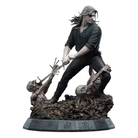 Statuie Witcher 1/4 Geralt the White Wolf 51 cm poza produsului