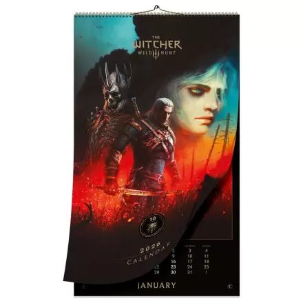The Witcher 3: Wild Hunt Calendar 2026 a 10-a aniversare poza produsului