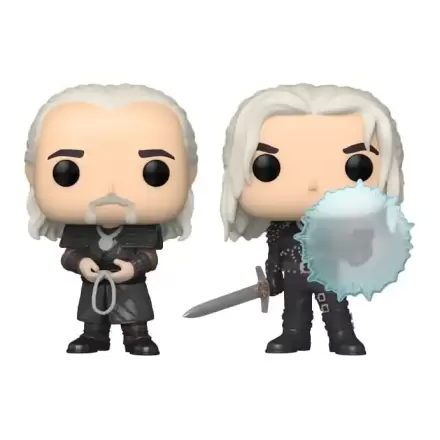 The Witcher Funko POP! Television Figurine Vinil set 2 Geralt & Vesemir 9 cm termékfotója