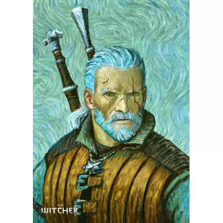 The Witcher III: Wild Hunt Game Art Chronicles Puzzle Geralt inspired by Vincent van Gogh (1000 piese) termékfotója