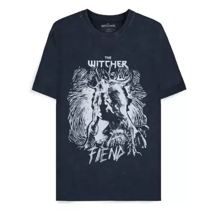 Tricou The Witcher Albastru Închis Fiend termékfotója