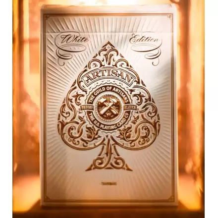 Theory Artisan Pachet Alb de Cărți de Poker poza produsului