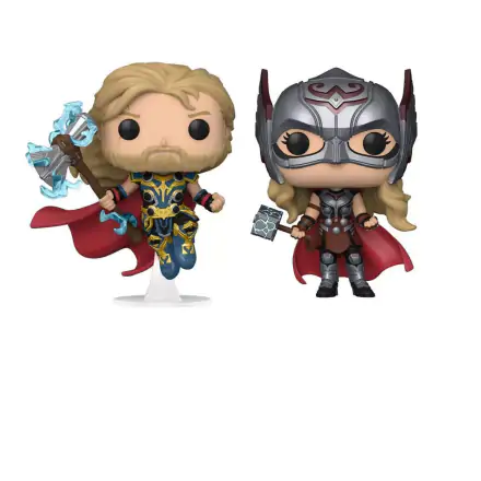 Thor: Love and Thunder POP! Figurine de Vinil Set 2 buc. Thor & Mighty Thor 9 cm termékfotója