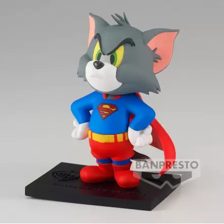Tom and Jerry 100th Anniversary Warner Bross Tom ca figurina Superman 8cm poza produsului