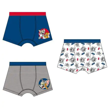 Tom and Jerry Kids' Șort Boxer 3-Pack 122/128 cm poza produsului