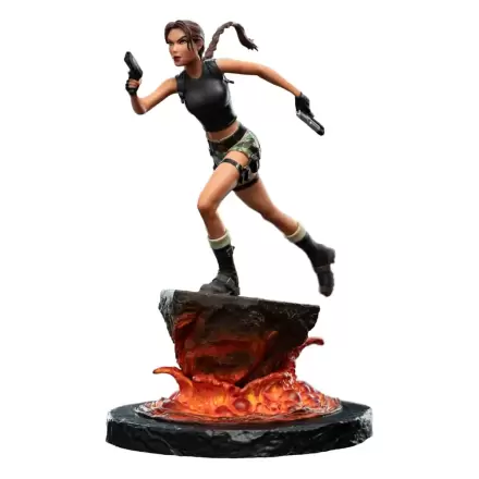 Tomb Raider Mini Statueta Lara Croft: The Sanctuary of Flame 18 cm poza produsului