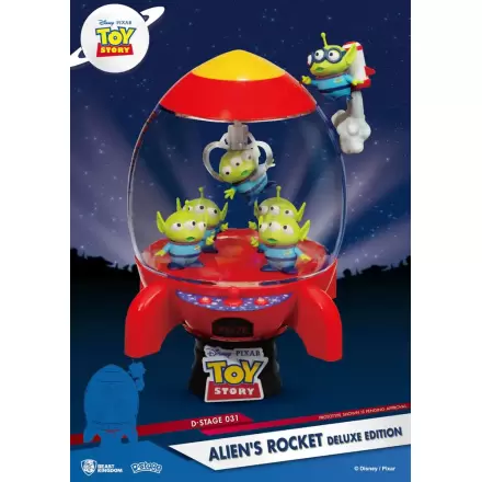 Toy Story D-Stage PVC Diorama Racheta Extraterestrului Deluxe Edition 15 cm poza produsului