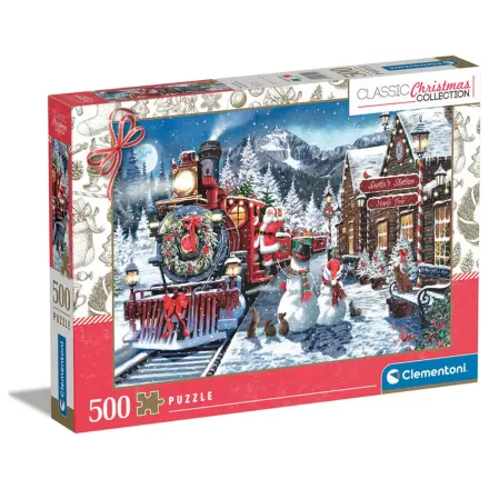 Train Station puzzle 500 piese poza produsului