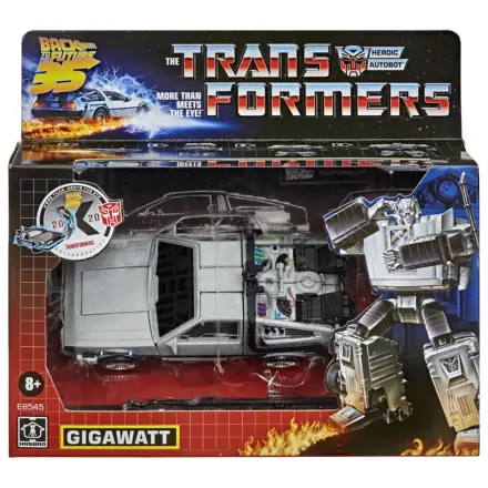 Figurina Transformers Back to the Future Delorean Gigawatt 14 cm poza produsului