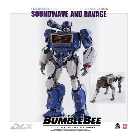 Transformers Bumblebee DLX Figurina de Actiune Pachet 2 bucati 1/6 Soundwave & Ravage 28 cm poza produsului