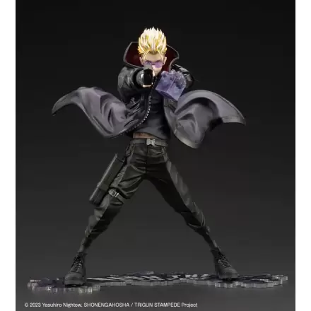 Trigun Stampede ARTFXJ Statuie 1/8 Vash the Stampede The Gunman in Black Ver. 22 cm termékfotója