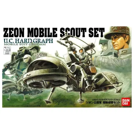 U.C. Hard Graph 1/35 Mobile Suit Gundam Zeon Mobile Scout Set poza produsului
