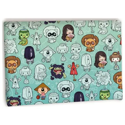 Uchiwa Coperta Manga Yokais 21 x 15 cm poza produsului