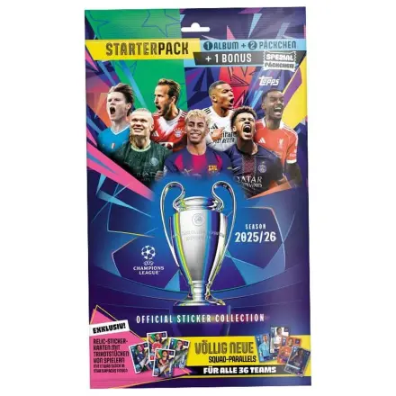 UEFA Champions League 2025/26 Sticker Collection Starter Pack poza produsului