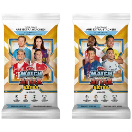 UEFA Champions League Match Attax Extra Trading Cards 2025/26 Booster pachet poza produsului