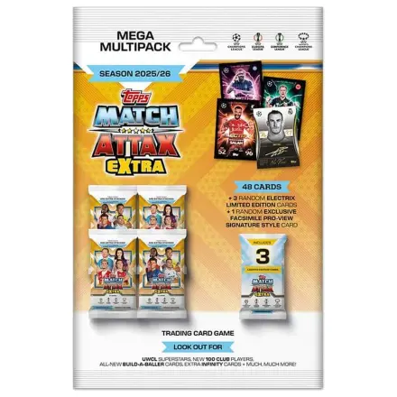 UEFA Champions League Match Attax Extra Carti de schimb 2025/26 Mega Multipack poza produsului