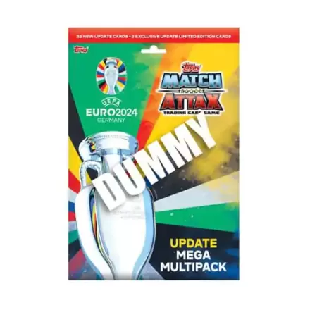 UEFA EURO 2024 Trading Cards Update Mega Multipack Pachet Multiplu Mega termékfotója