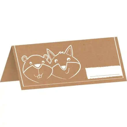 Seating Card Fox, The Fox 8-piese poza produsului