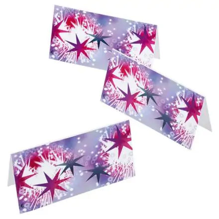 Seating Card Happy New Year 6 bucati poza produsului