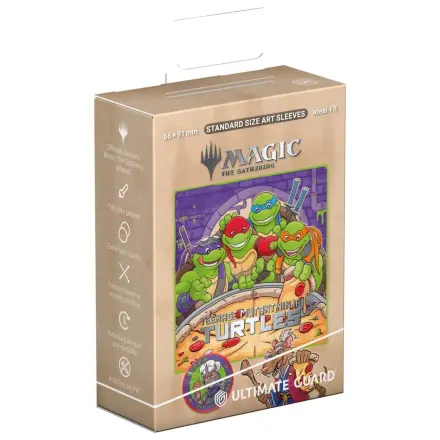 Ultimate Guard Art Sleeves Magic: The Gathering | Teenage Mutant Ninja Turtles - Pizza Box pachet de folii de protecție pentru cărți poza produsului