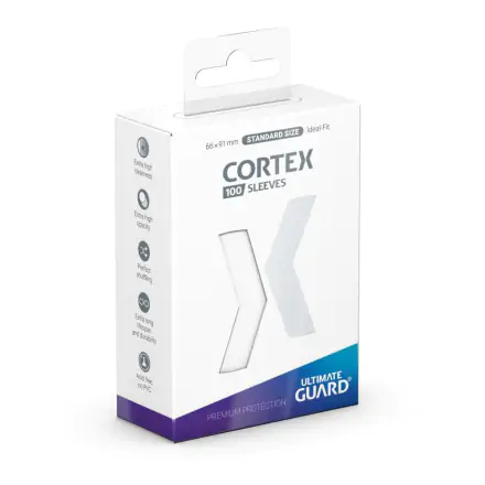 Ultimate Guard Cortex Sleeves Standard Size White (100 bucăți) poza produsului