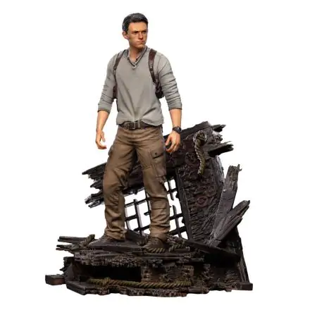 Statuie Uncharted Movie Deluxe Art Scale 1/10 Nathan Drake 22 cm poza produsului