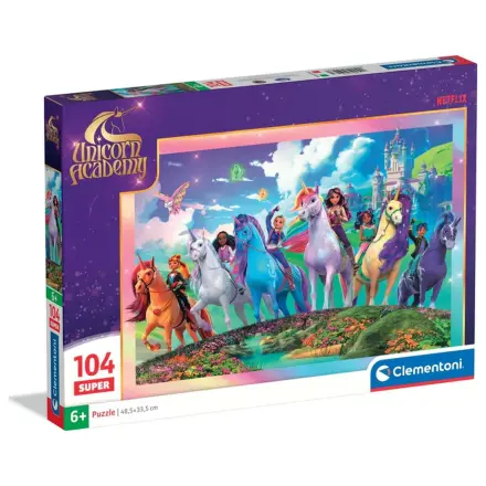 Unicorn Academy Mystic puzzle Super de 104 piese poza produsului