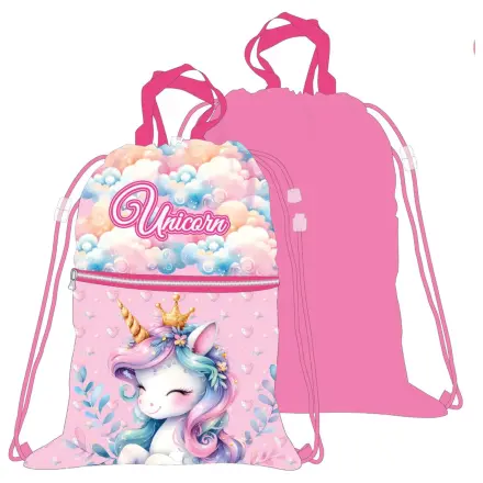 Unicorn Clouds Deluxe Geantă de sport, Geantă cu șnur 45 cm poza produsului