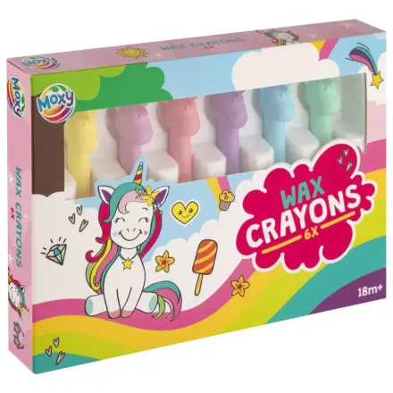 Unicorn Happy Shape Crayon, 6 bucati poza produsului