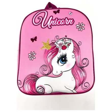 Rucsac 3D Unicorn Pink Blossom, Geantă 30 cm poza produsului