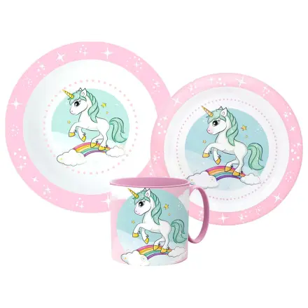 Set de vesela Unicorn Range, Micro Plastic Set cu cana poza produsului