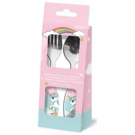 Unicorn Range Metal Cutlery Set - 2 piese poza produsului