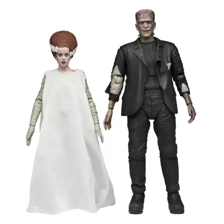 Universal Monsters Figurine de actiune set de 2 Bride of Frankenstein 90th Anniversary The Monster & His Mate 18 cm poza produsului