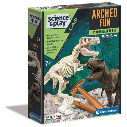 Set de Arheologie Illuminata cu Dinozaur Archeo Fun T-Rex poza produsului