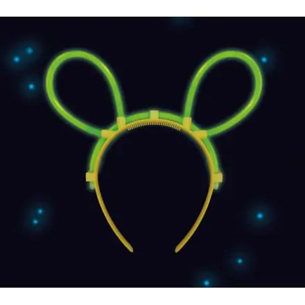 Bentiță tiara cu urechi de șoarece luminoase 19 cm poza produsului