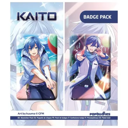 Vocaloid Set 2 butoane Kaito (Art by kuuma) poza produsului