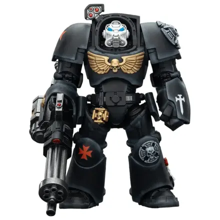 Warhammer 40,000 figurină de acțiune Black Templars Terminator 3 cu Power Fist și Assault Cannon 14 cm poza produsului