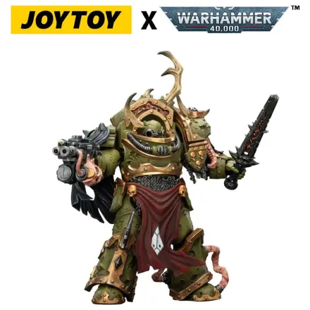 Warhammer 40,000 Figurina de actiune Death Guard Blightlord Terminator 3 cu Combi-bolter si Bubotic Blade 14 cm poza produsului