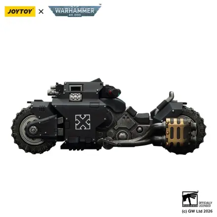 Warhammer 40,000 Raider-pattern Combat Bike Raven Guard with twin-linked bolt rifles 22 cm poza produsului